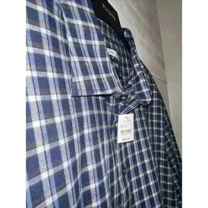 NEW JoS A Bank Ms 3XLT Shirt Tattersall Plaid Casual Dress Slim Fit Button Down